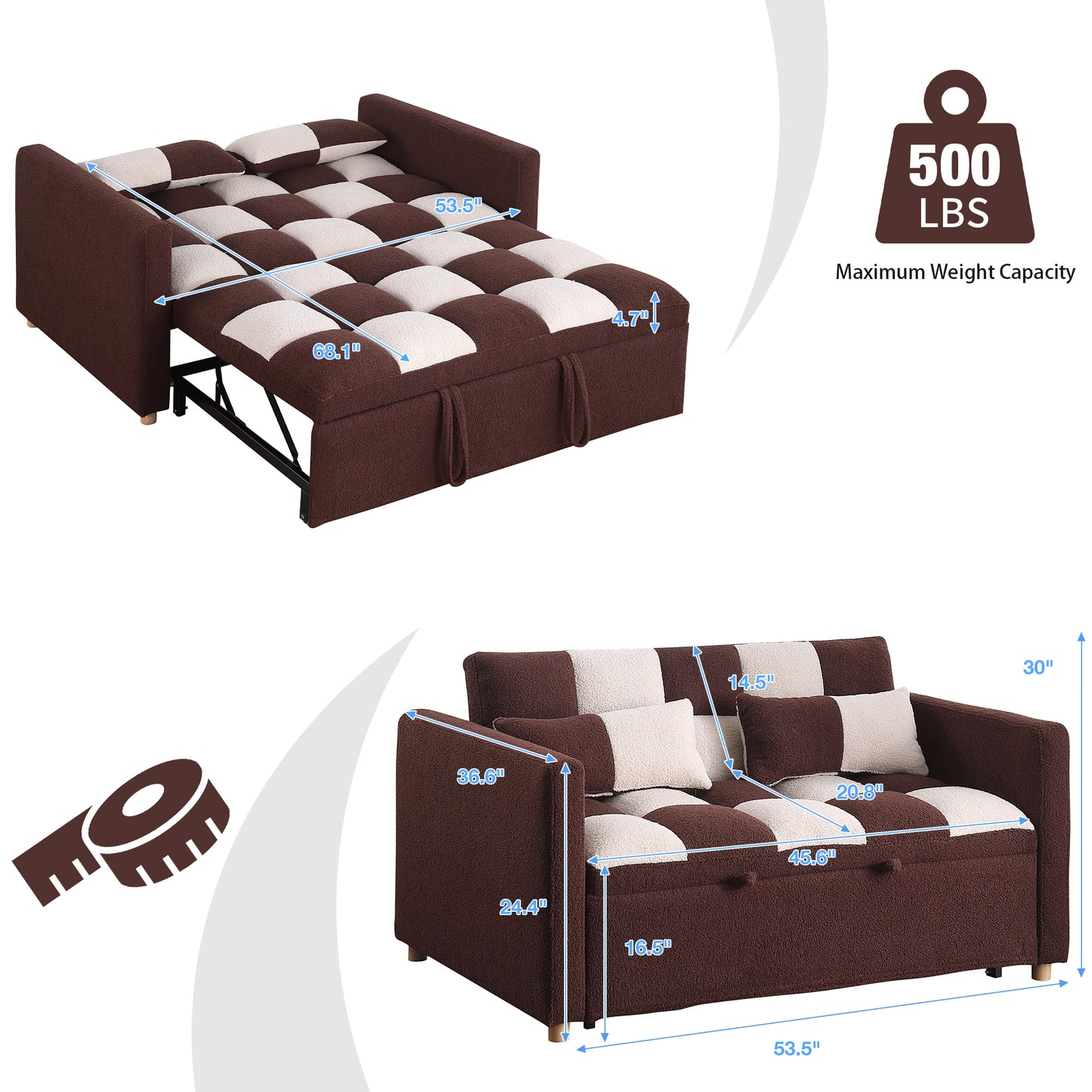 Gracie Space Saving Futon
