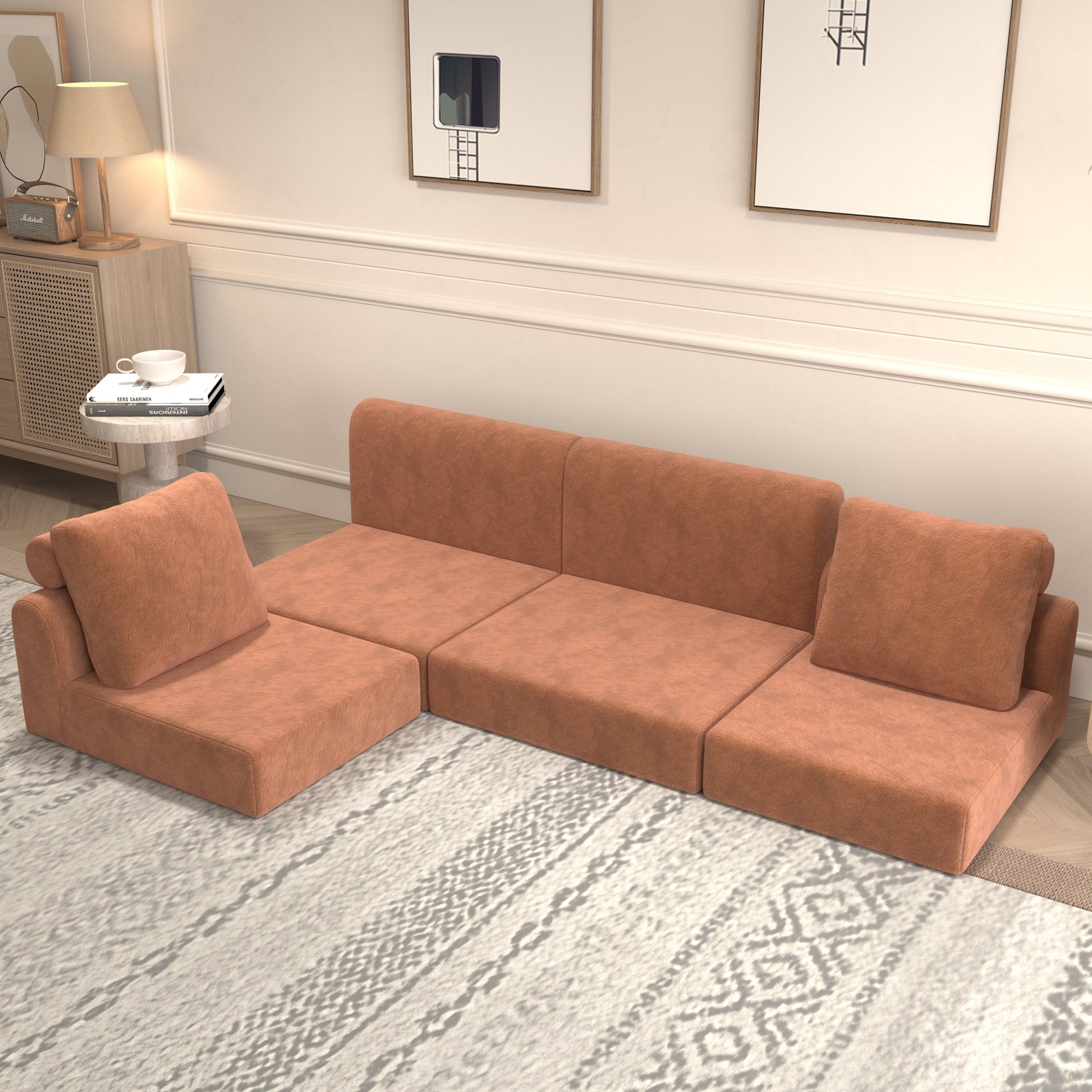 Convertible Folding Sofa Bed – Multi-Functional Sleeper Chair with Memory Foam