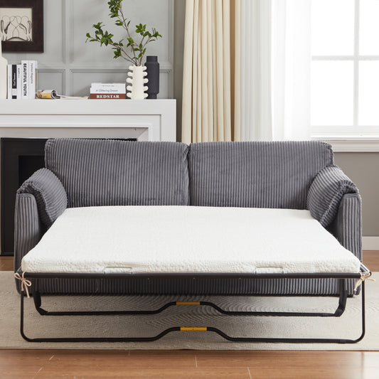 79.13-Inch Sleeper Sofa Bed - Comfy Pull Out Futon Couch Bed