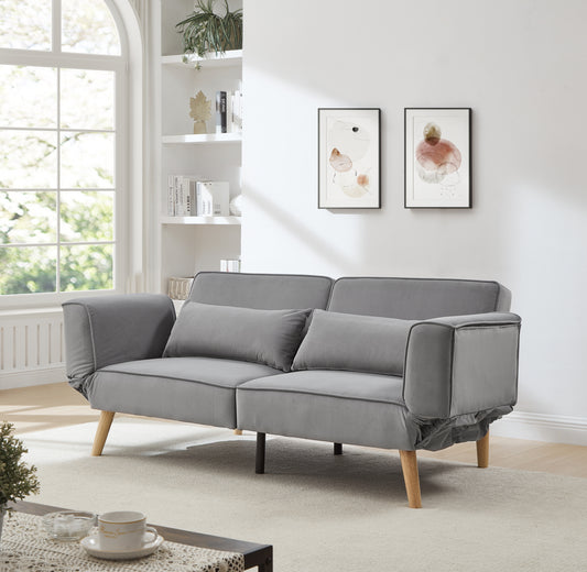 72.8'' Futon Sofa Bed - Convertible Sleeper Sofa for Small Spaces