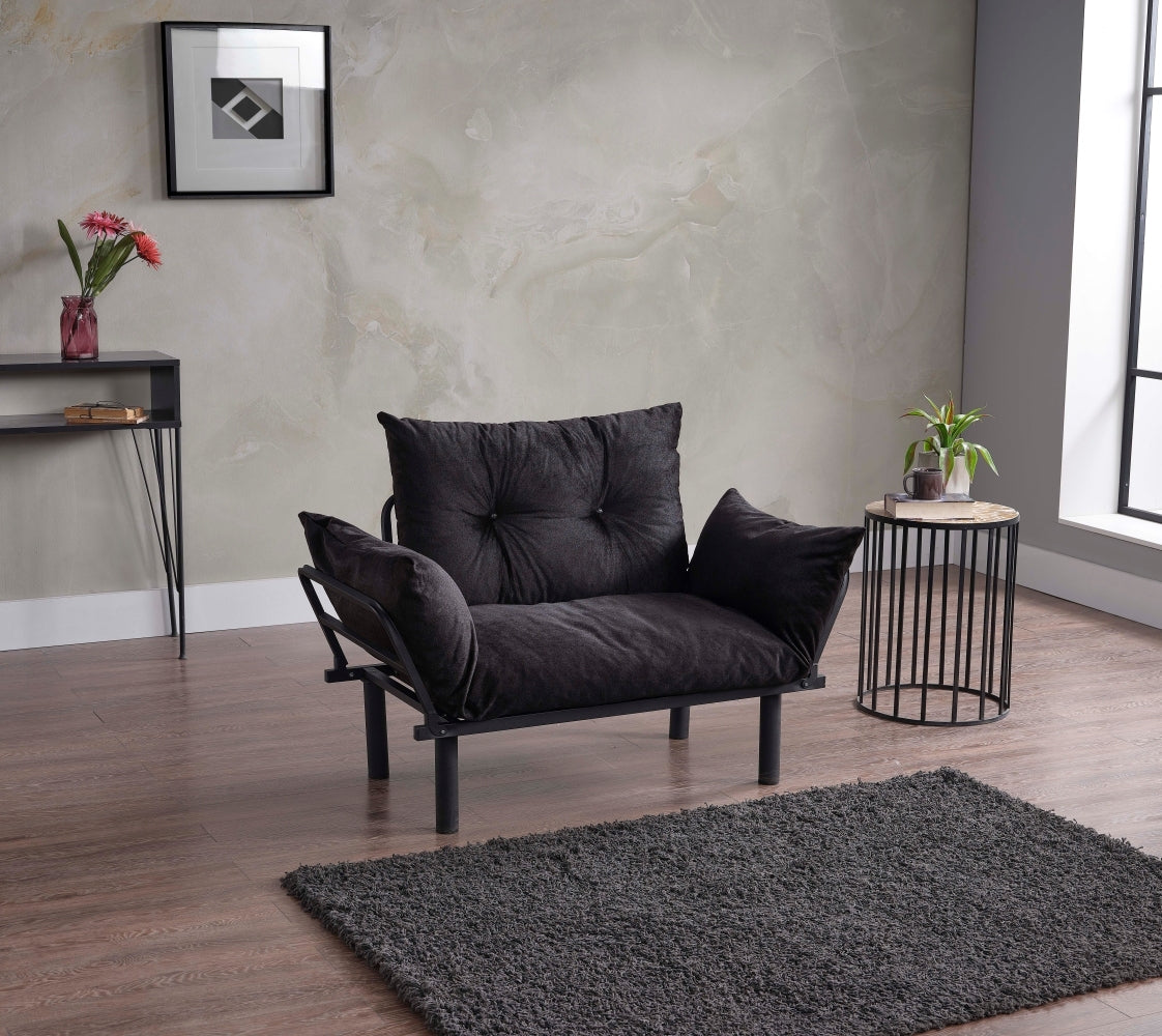 Sona Futon Love Seat - Compact, Cozy Seating Solution